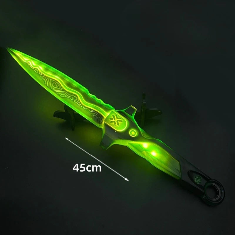 Valorant Acrylic Luminous Katana Knife – Cosplay Toy (45cm)