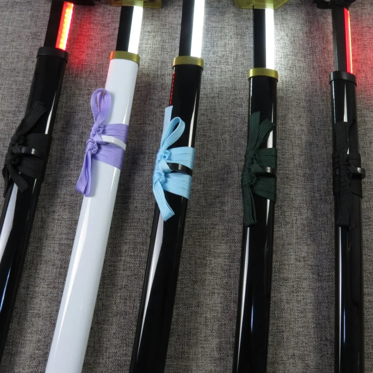 Luminous Bleach Katana Led Light Sword Anime Ichigo Cosplay Prop Ninja Knife Real Japanese Katana Original Samurai Sabre Toy