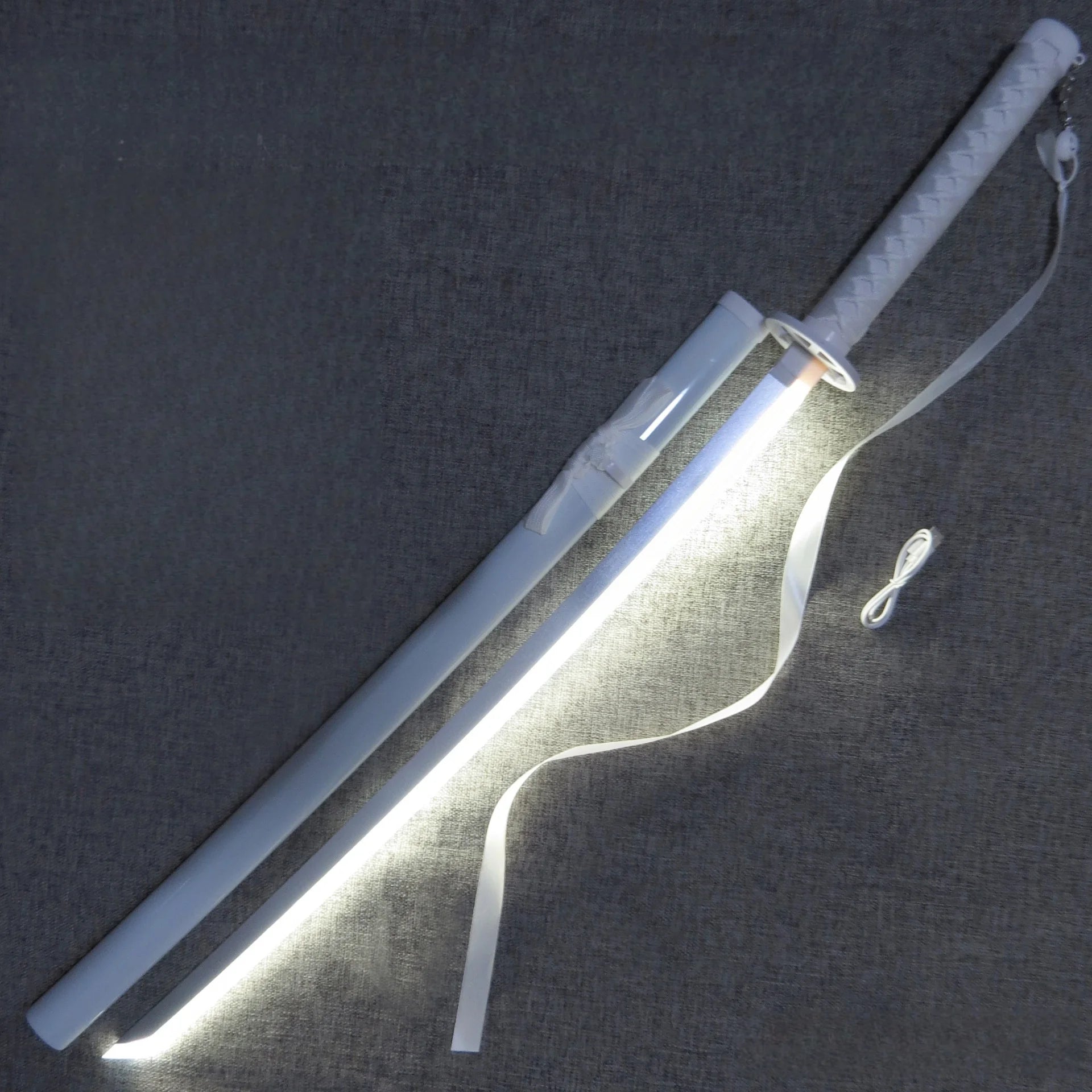 Luminous Bleach Katana Led Light Sword Anime Ichigo Cosplay Prop Ninja Knife Real Japanese Katana Original Samurai Sabre Toy