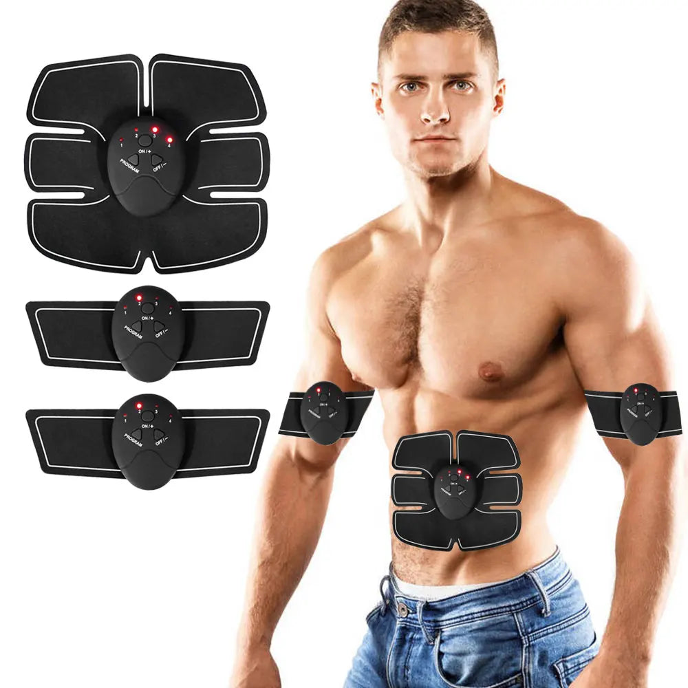 Muscle Stimulator Hips Arms Abdomen Muscle Trainer Abs EMS Wireless Smart Abdominal Muscle Toner Home Slimming Fitness Machine