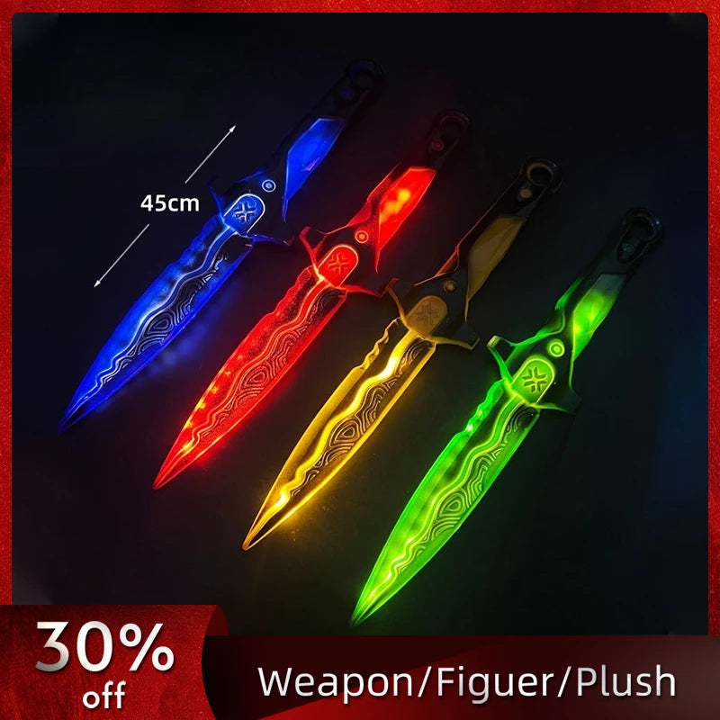 Valorant Acrylic Luminous Katana Knife – Cosplay Toy (45cm)