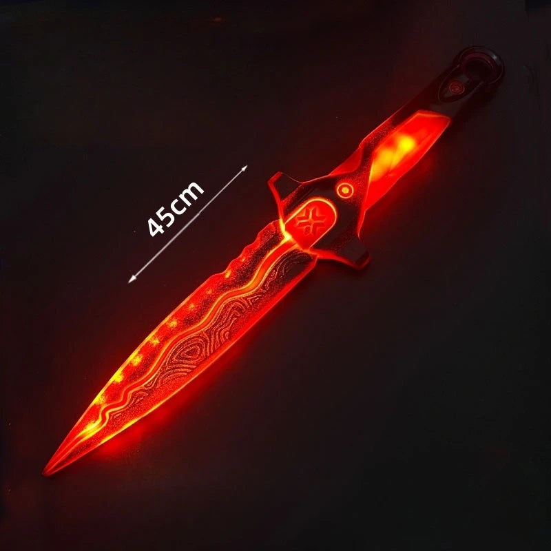 Valorant Acrylic Luminous Katana Knife – Cosplay Toy (45cm)