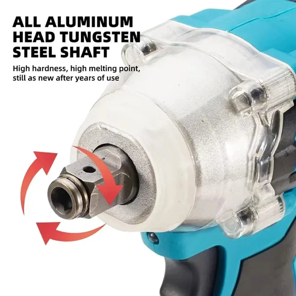 Makita DTW285 high torque impact wrench, wireless rechargeable handheld wrench, 18V lithium battery multifunctional tool