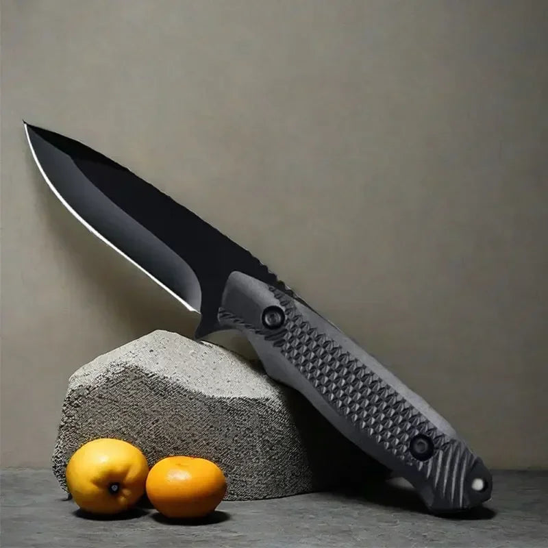 Outdoor Camping Straight Knife — Portable Fishing & Climbing Blade