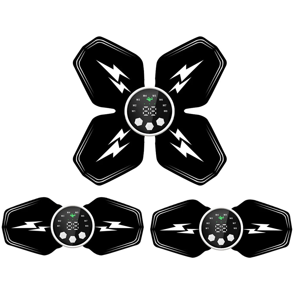 Intelligent EMS Abdominal and Hip Health Device Abdominal Trainer Home Sports Lazy Fitness Equipment USB Charging Version