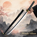 39inch Light Aizen Sousuke Katana Luminous Bleach Knife Anime Real Size Japanese Samurai Sabre Cosplay Prop Home Decor Toy Gifts